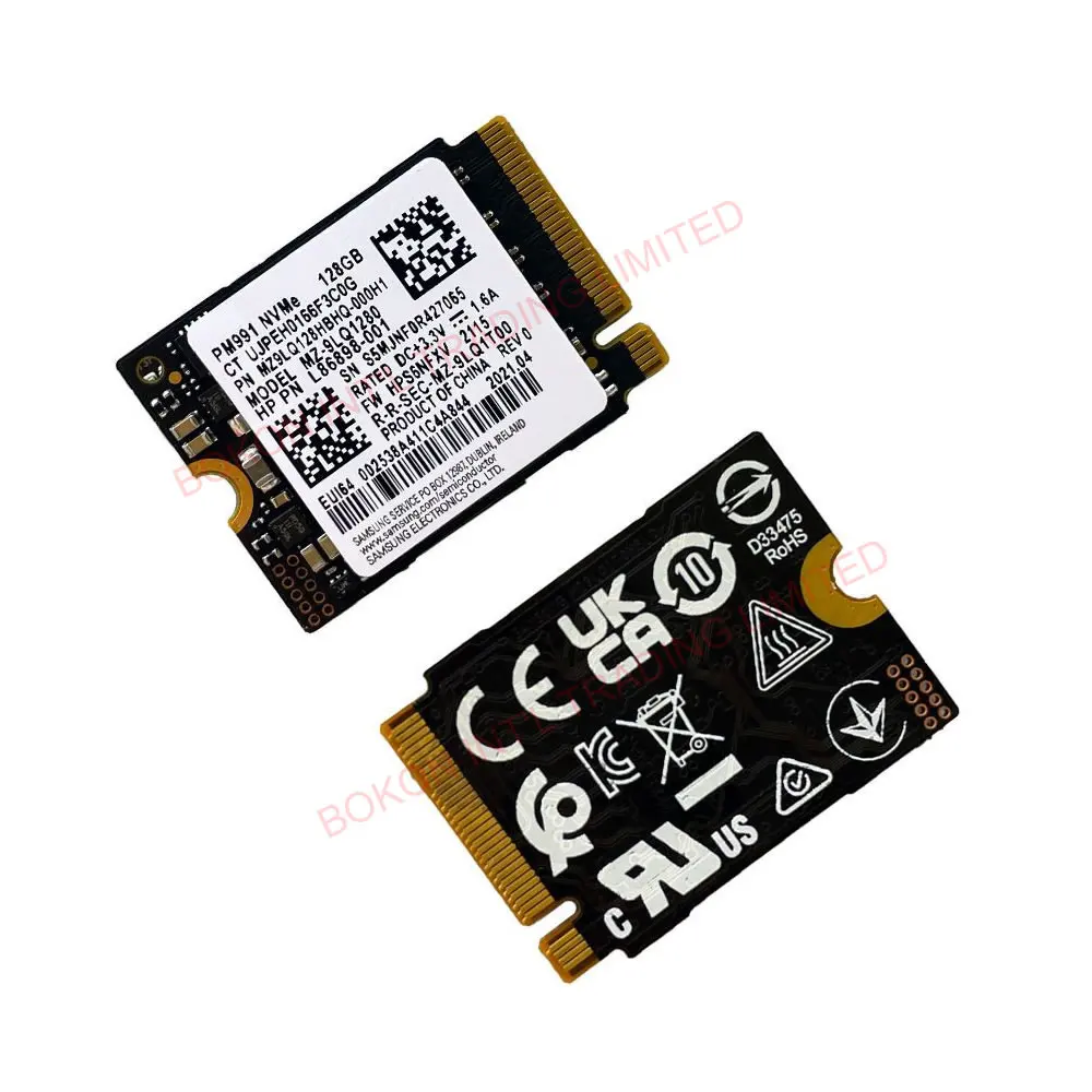 128GB SSD PM991 Internal Solid State Drive M.2 2230 NVME Storage Hard Disk PCIE3.0 for Laptops tablets  PC MZ9LQ128HBHQ