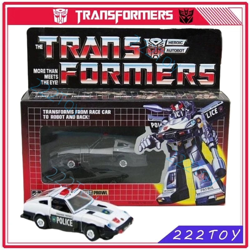 

In Stock Transformers Toys Classic G1 Reissue KO Edition Prowl Anime Model Action Figures Robot Toy Collectibles Hobbies Gifts