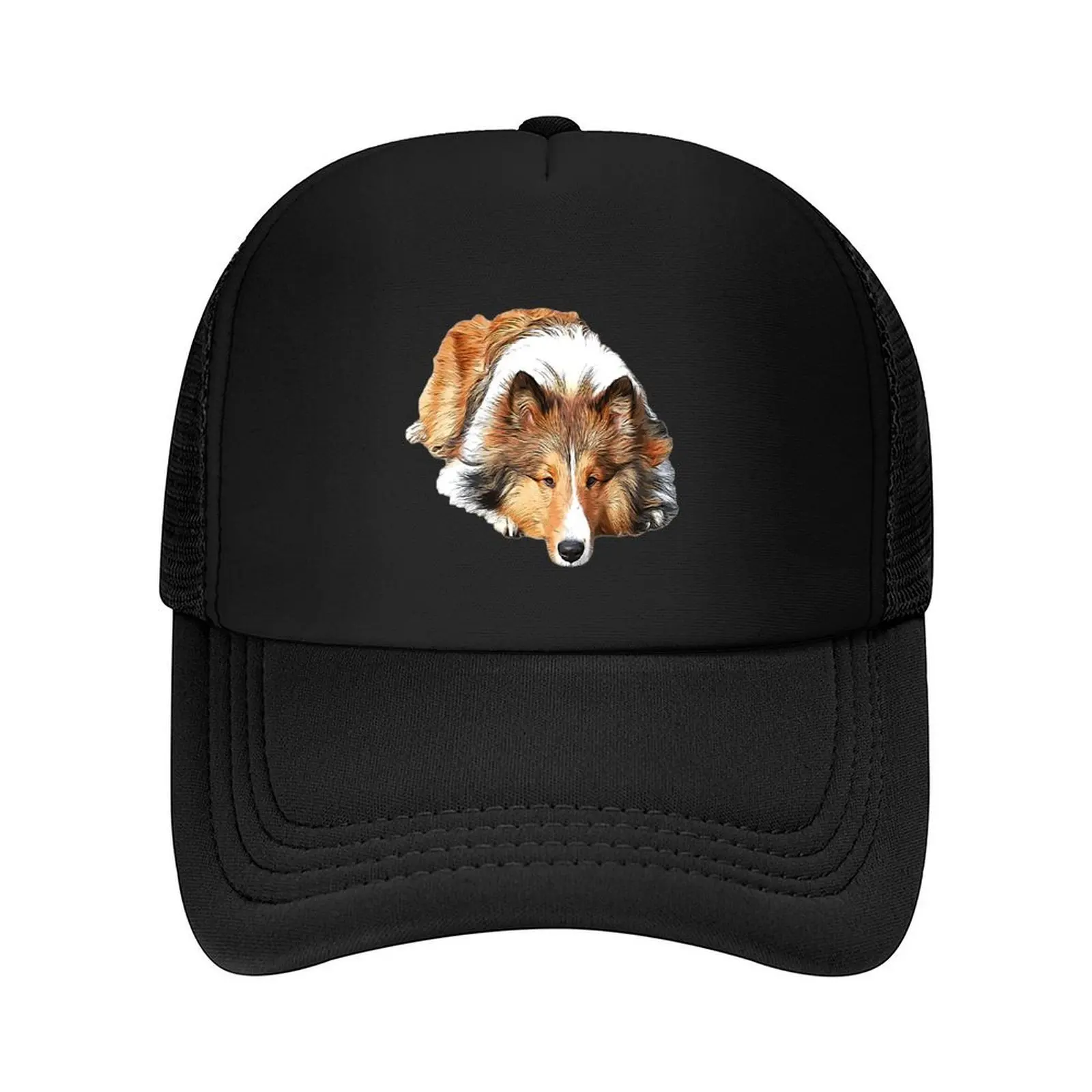 

Rough Collie Baseball Cap custom caps Mountaineering Golf fishing hat Men Caps Women's
