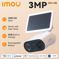 IMOU Cell Go with Solar panel 3MP Rechargeable Camera Wi-Fi Vlog feature Outdoor Surveillance Cameras PIR Human Detection IP65