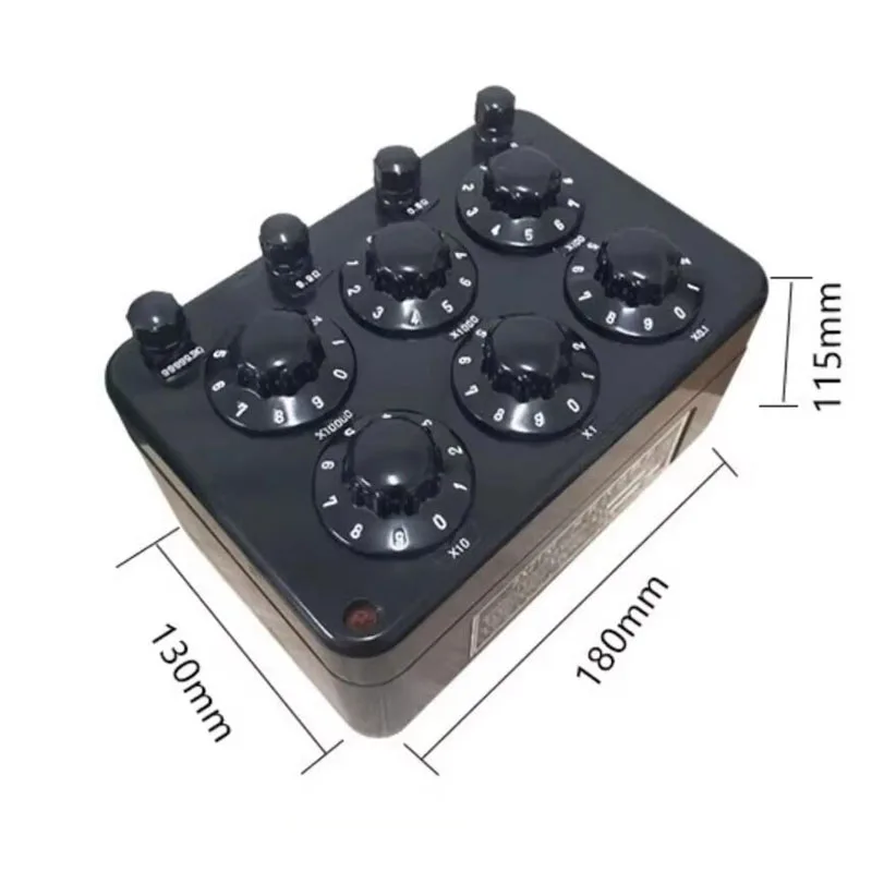 High-Precision Adjustable DC Multi-Decade Resistor Box 0-99999.9Ω ZX21 Electronics Testing Measurement Instrument
