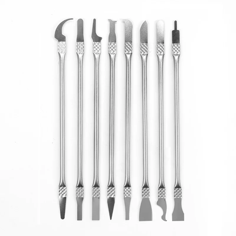 TE-13 8pcs Multifunctional CPU Prying Knife Mobile Phone Computer Chip Disassembly Electronics Repair Tools