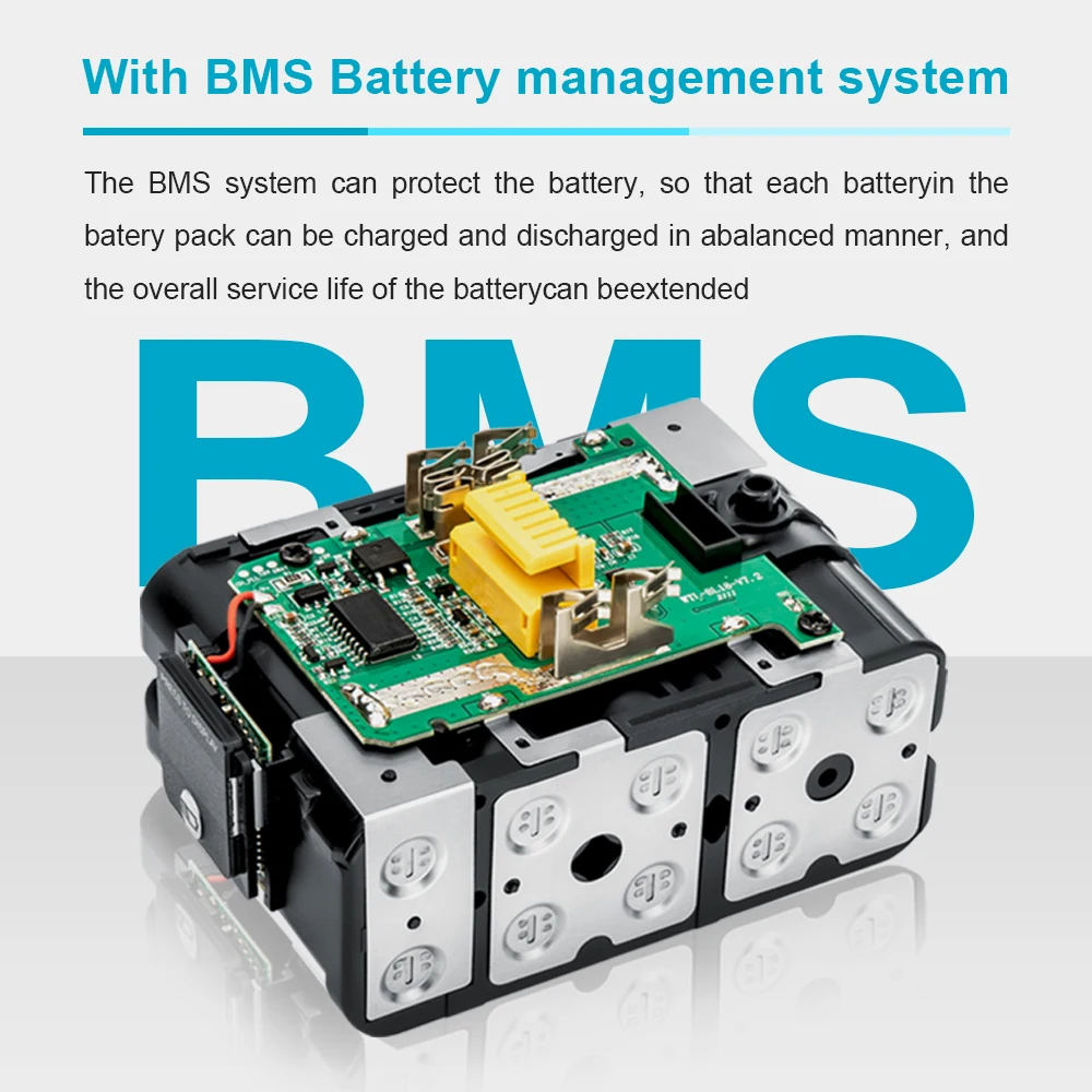 Waitley 18V 6.0Ah BL1860b akumulator litowo-jonowy do elektronarzędzi Makita 18 V BL1860 BL1830b BL1850b BL1840