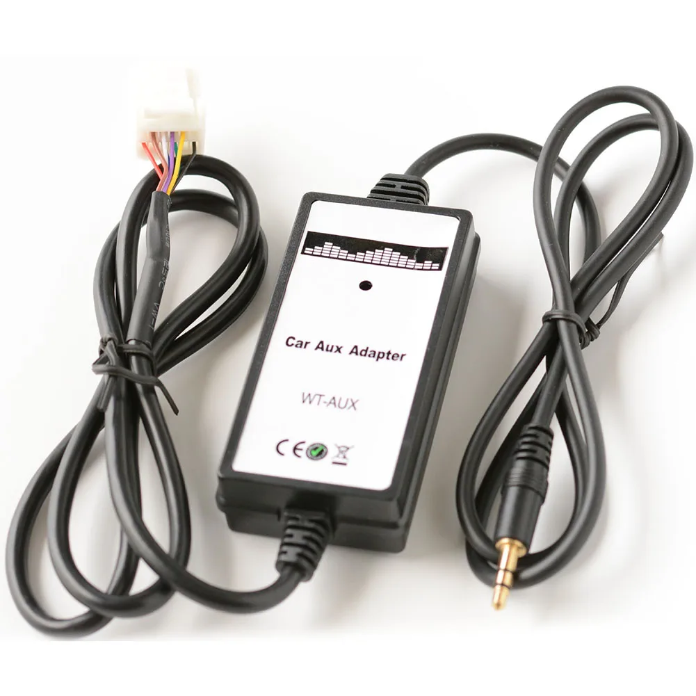 Car Accessories Hot Sale Newest Brand New WMA Decoder AUX Adapter Audio 3.5mm Black Car Music Interface Adapter