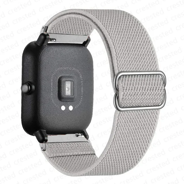 20mm/22mm Band für Amazfit GTS 4/2/GTS2 Mini/GTR/4/3/Pro/GTR2 Nylon-Elastik-Uhrenarmband Amazfit Bip 6 5/Active 2/Helio Armband