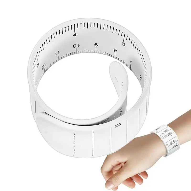 Wrist Strap gravável e apagável, tapa Notas Pulseiras, To Do List Pulseira, Agenda Plano, Eventos e Eventos