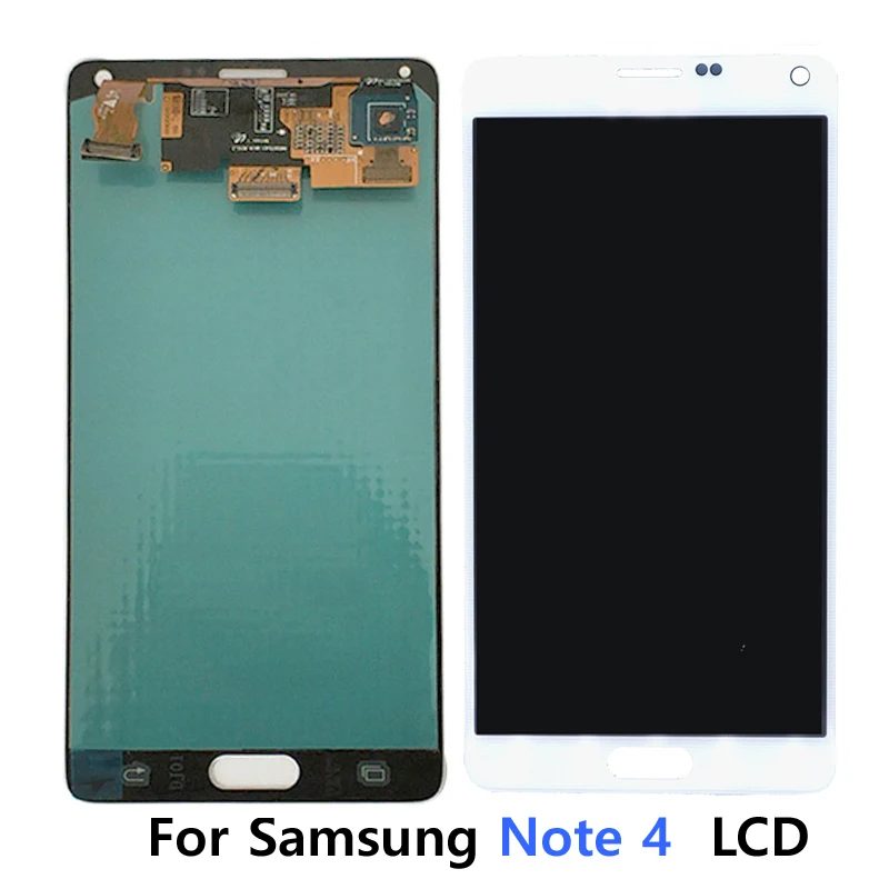 Tested Note 4 LCD Screen For Samsung Galaxy Note 4 N910T N910A LCD Display Touch Screen Digitizer Assembly Repair Parts