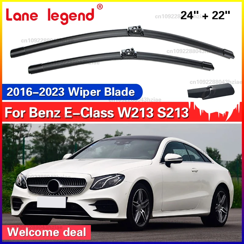 Für Mercedes Benz E-Klasse W213 S213 2016-2023 2017 2018 2019 Wischer Frontwischerblätter 24 "+ 22" Windschutzscheibe Windschutzscheibe Frontscheibe