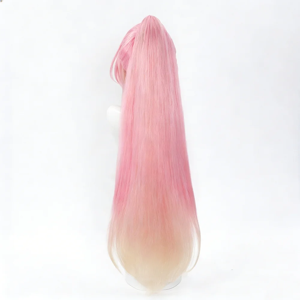 게임 Wuthering Waves 아르테미스 코스프레 가발 여성 로리타 핑크 긴 머리 내열성 합성 가발 가장 무도회 카니발 소품
