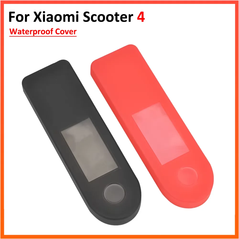 Silicone Waterproof Cover For Xiaomi Electric Scooter 4 Dashboard Display Screen Rubber Protection Case