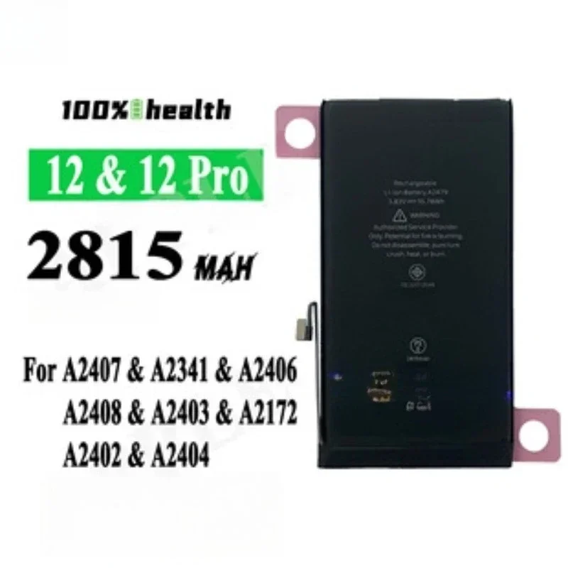 New High Capacity Battery for Apple iPhone 6S Plus 8 7 8Plus 7Plus 11 Pro MAX 12 Mini XS XR X SE SE2 Replacement Batteries