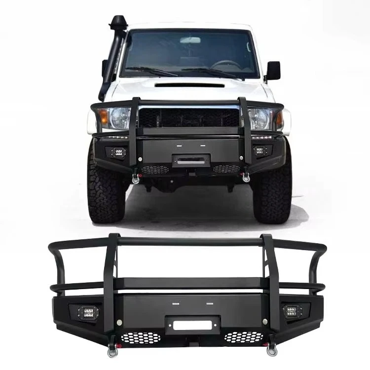 

Lamax LC79 Auto Parts and Accessories Winch Bull Bar Front Bumper Rear Bumper with Tire Carrier Jerrycan Holder