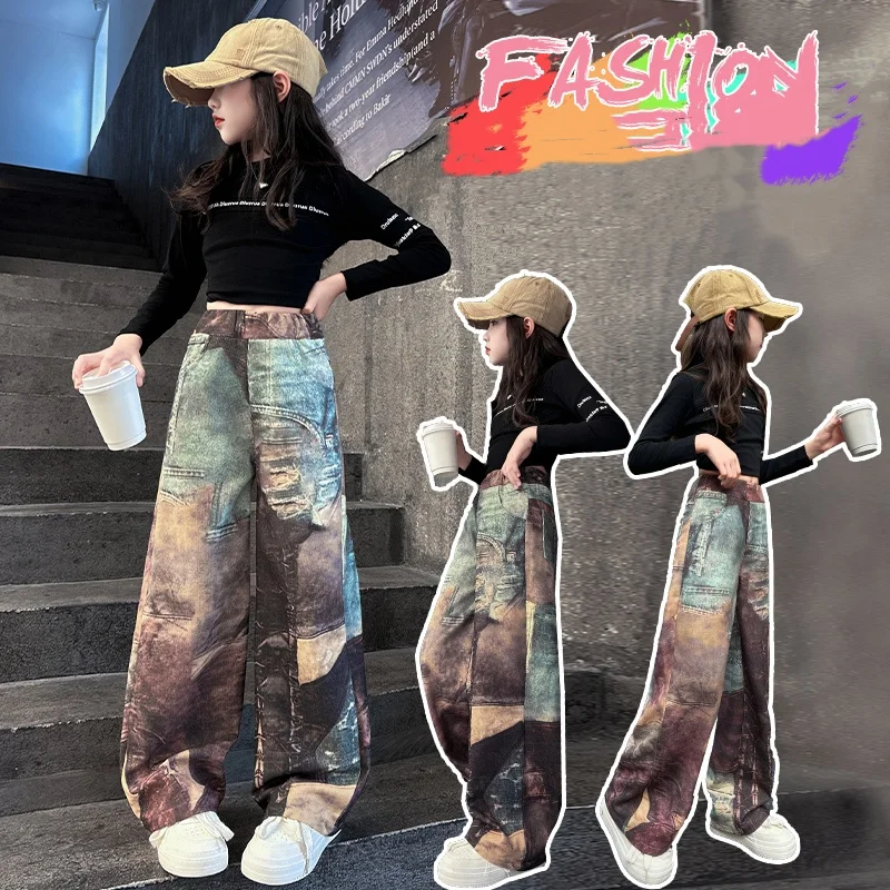 

Baby Girl Clothes Set Size 4-1Y Kid Tee Top+Pants Bottom Clothing Suit Kid Autumn Clothing Sets Toddle Girl Casual Y2K Fashion