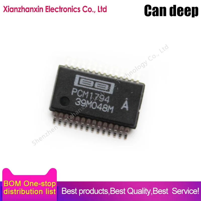 

1pcs/lot PCM1794ADBR PCM1794 PCM1794A SSOP28 Audio decoding IC chip