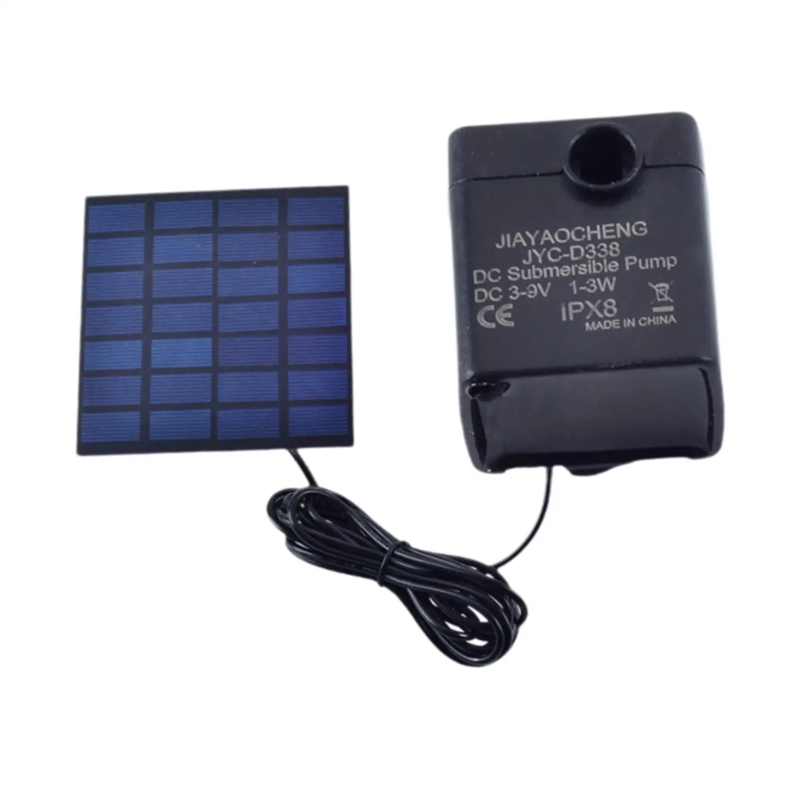 

Solar Water Pump Fountain Decor Outdoor Fountain for Landscape Backyard Tank