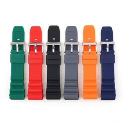 Watch Band for Rolex Business 20mm 22mm Waterproof Diving Mens Silicone Bracelet for Seiko SKX007 Sports Wristband for Citizen