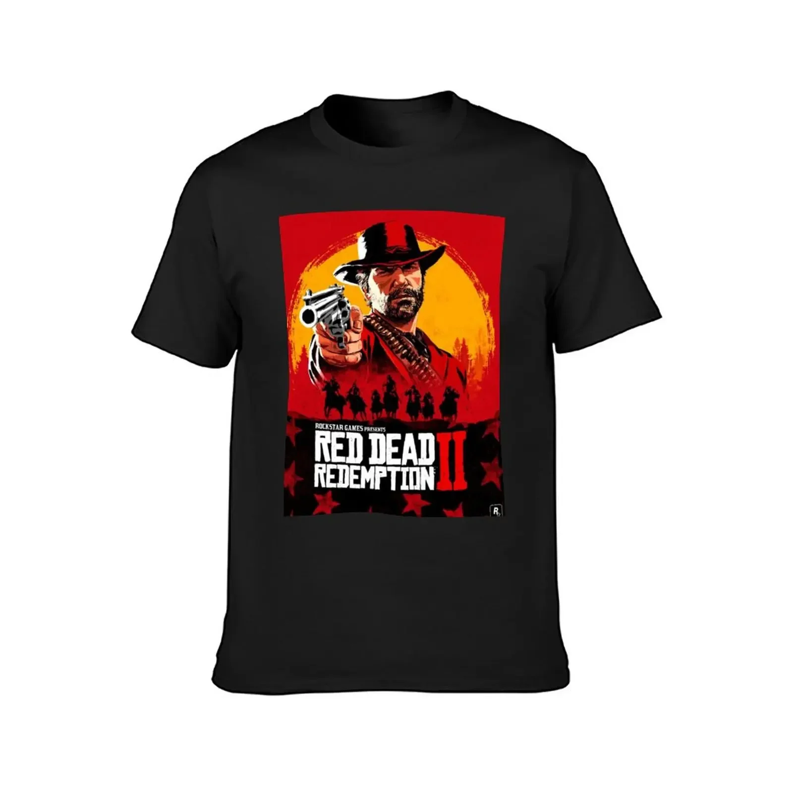 Red Dead Redemption 2 T-Shirt oversized t shirt cute clothes rapper graphic tees T-shirts for men cotton