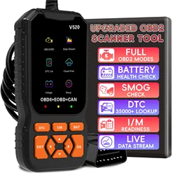 OBD2 Car Scanner Diagnostic Scan Tool,Professional Mechanic Vehicle Fault Code Reader,Auto Read Fault Code Check Engine Light Fo