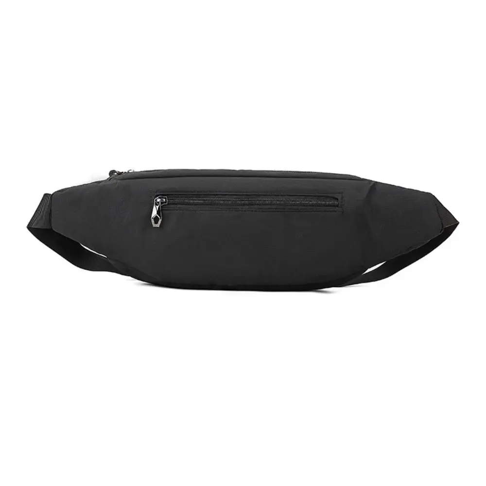 Outdoor Sports Nylon Men Waist Fanny Pack Multi-Pocket Large-capacity Sling Chest Bag Anti-theft Solid Color Male Pouch Purse