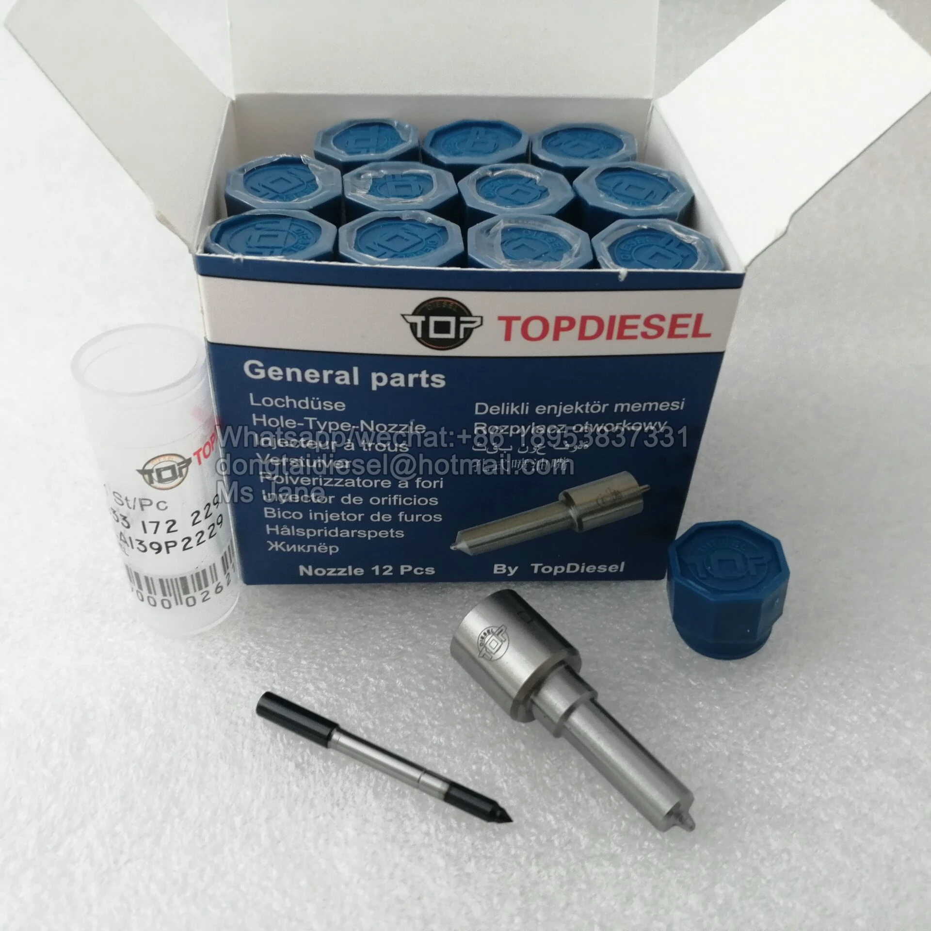 

TOPDIESEL Common Rail Nozzle DLLA139P2229(0 433 172 229) for Injector 0 445 110 418,520