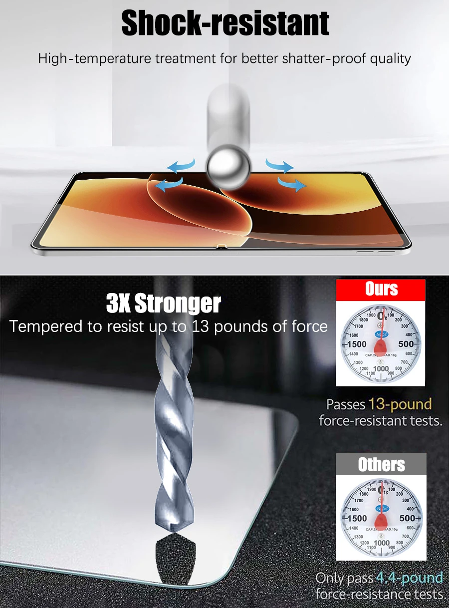 2 Stück für Xiaomi Pad 8 Pro 11.2 Displayschutzfolie aus gehärtetem Glas für Mi Pad 8 Pro 2026 Schutzfolie Zubehör – Detail 4