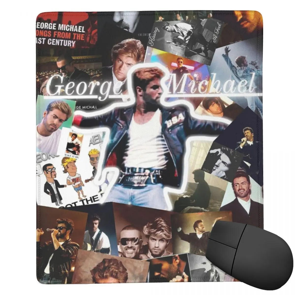 George Michael Mouse Pad Computer Keyboard Mouse Mat Gaming PC Laptop Desk Mat Office Accessories