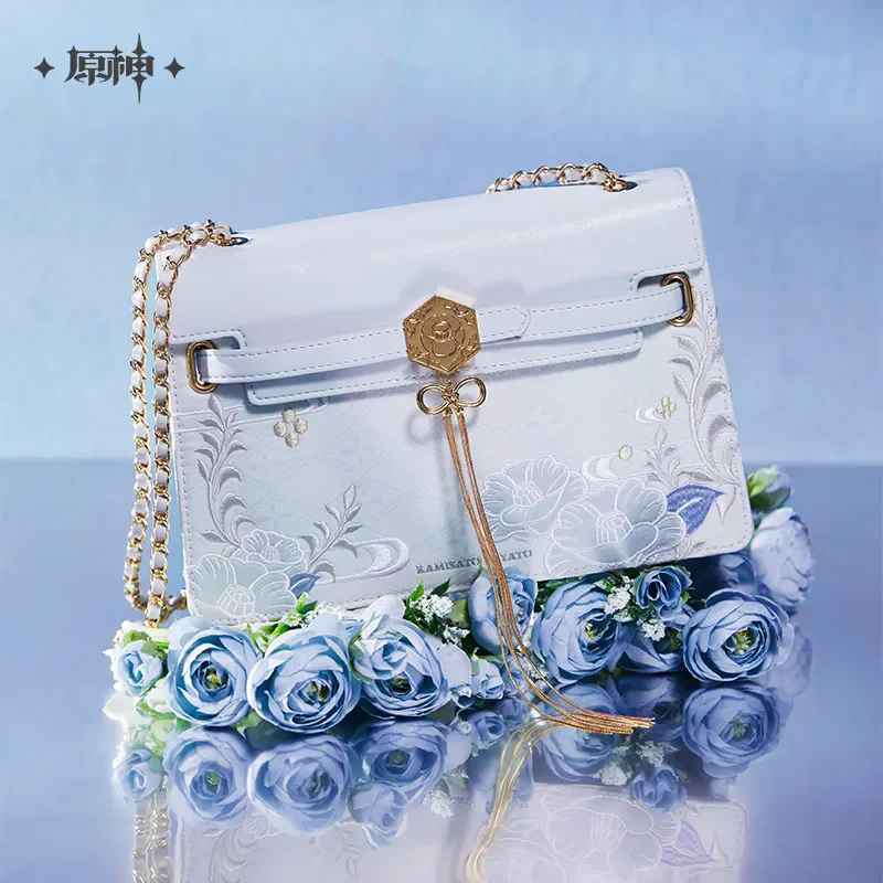 

[Genuine] miHoYo Game Genshin Impact Kamisato Ayato Theme Series Tassel Chain Bag Shoulder Bag Messenger Bag Cosplay Xmas Gifts