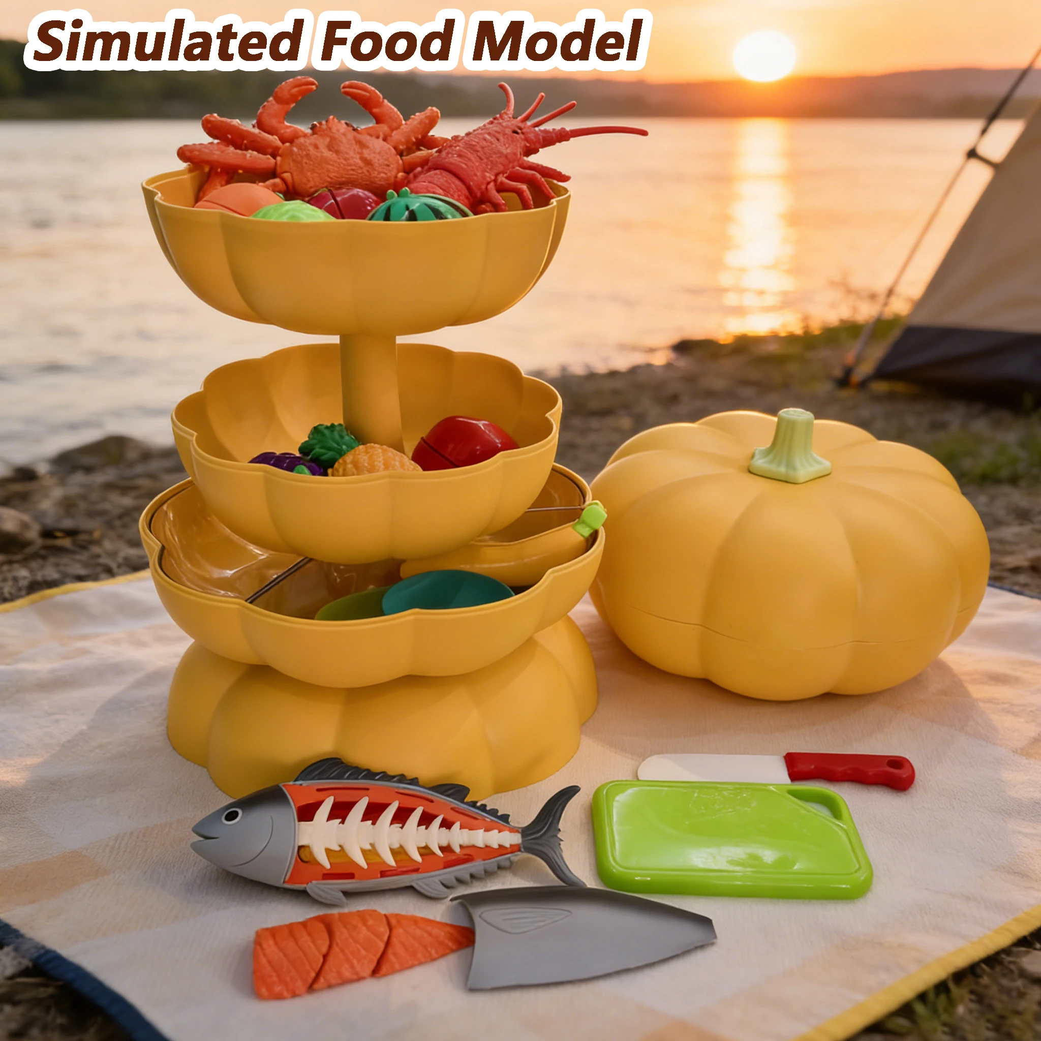 

Игровой набор для сборки моделей: имитация лобстера, императорского краба, курицы, рыбы. Игровой набор для нарезки фруктов. Коробка для хранения. Раннее развивающее пособие.