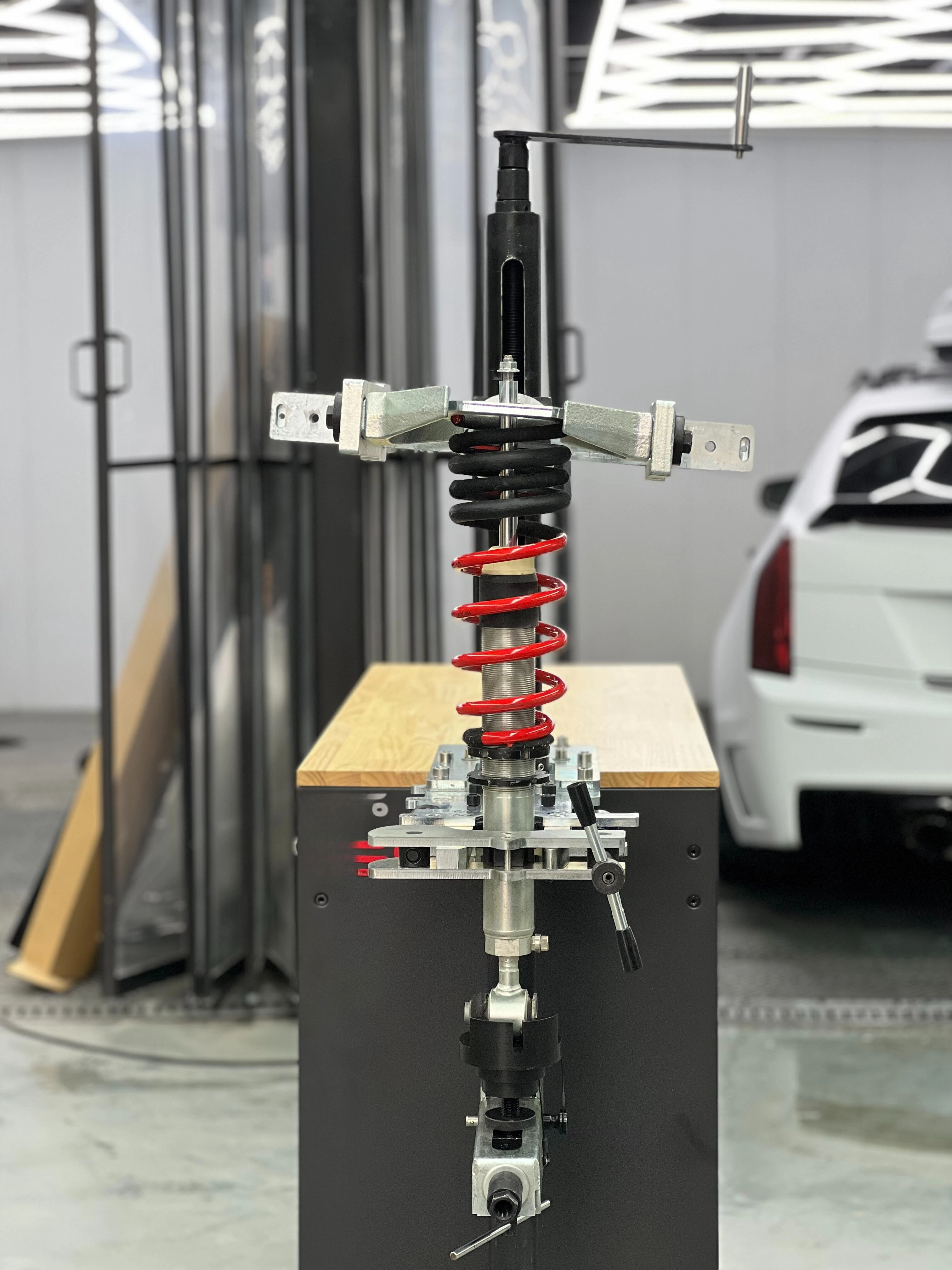 Disassembly Shock Absorber Spring Compressor Guidori Disassembly Tool Fixed Spring Compression Disassembly Machine