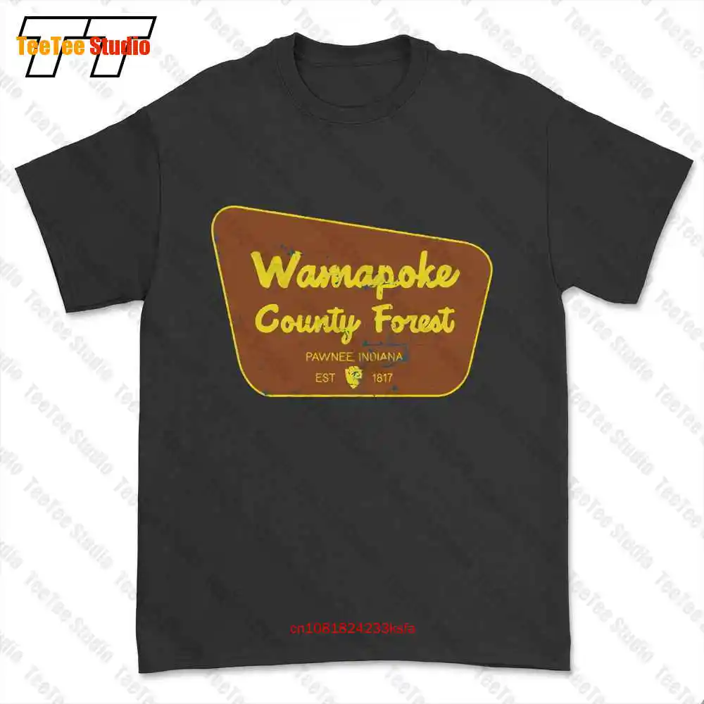 Parks & Recreation Pawnee Wamapoke County Forest T-shirt Tee 7TGY