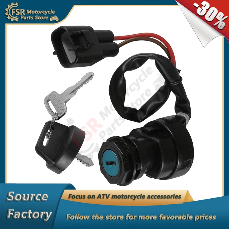 

MAIN SWITCH ASSY,Fits YAMAHA RAPTOR 700 YFM 700R 400FW YFZ 450R,P/N:4SH-82510-00-00,ignition switch key