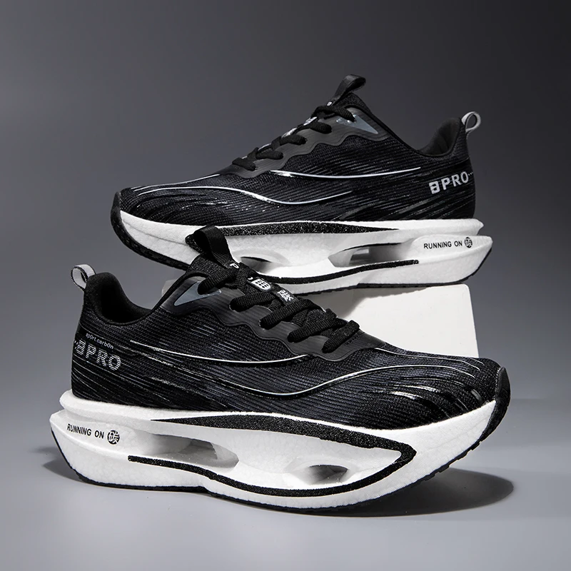 Men Ultra Light Breathable Running Shoes Shock Absorbing Athletic Sneakers, Stylish Road Running Shoes,All Seasons