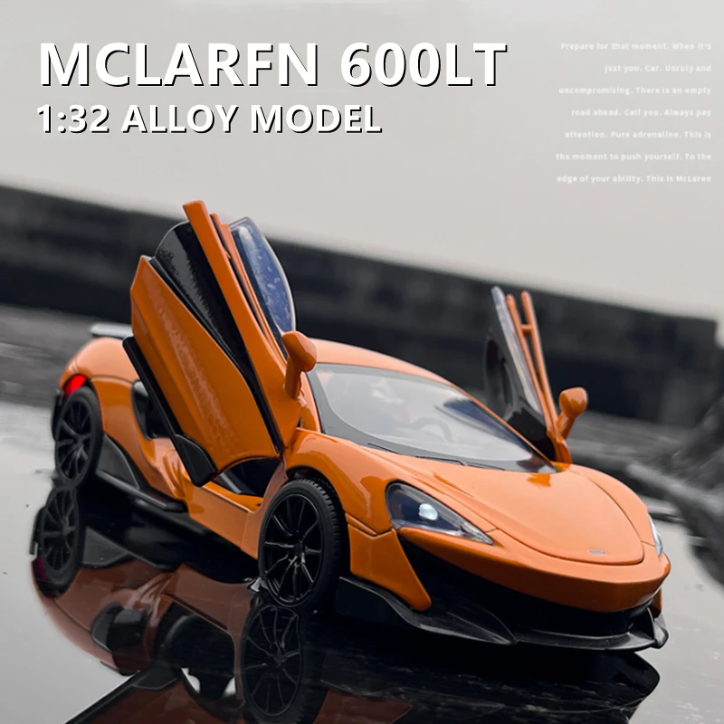 1:32 McLaren 600LT Alloy Sports Car Model Diecasts & Toy Vehicles Metal Toy Car Model High Simulation Collection Gift