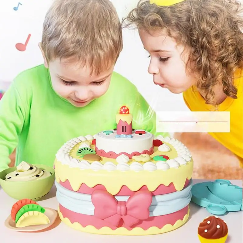 Argile colorée pour enfants avec moule à gâteau, ensemble de jeu, outils en argile, kit d'art pour enfants, artisanat d'art pour enfants, projets scolaires pour garçons et enfants