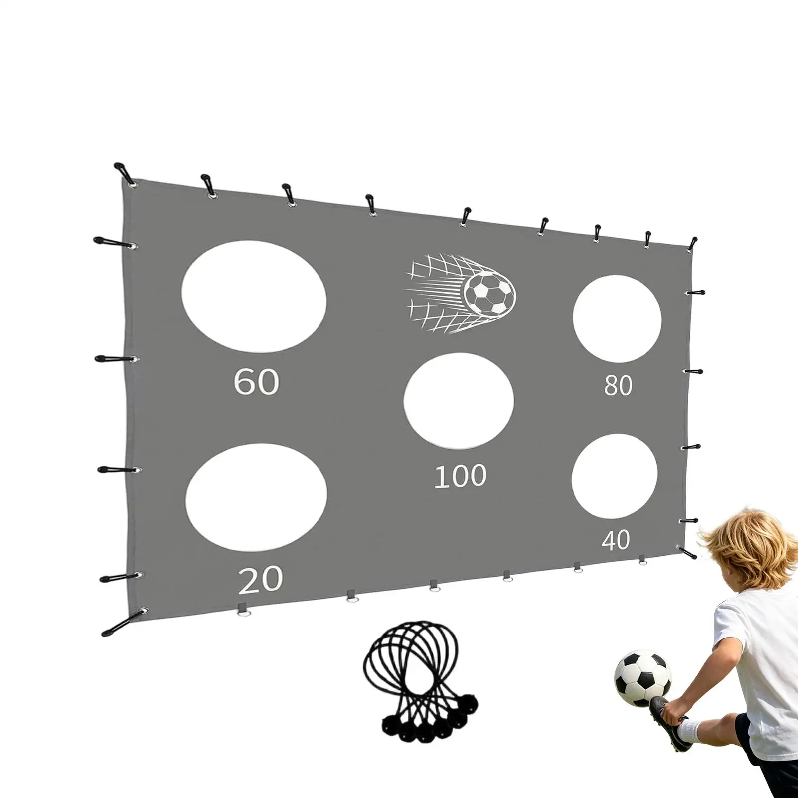 

Soccer Training Net Foldable Fast Setup Training Cloth Soccer Accuracy Target Cloth For Adults Youth Beginners Players Athlete