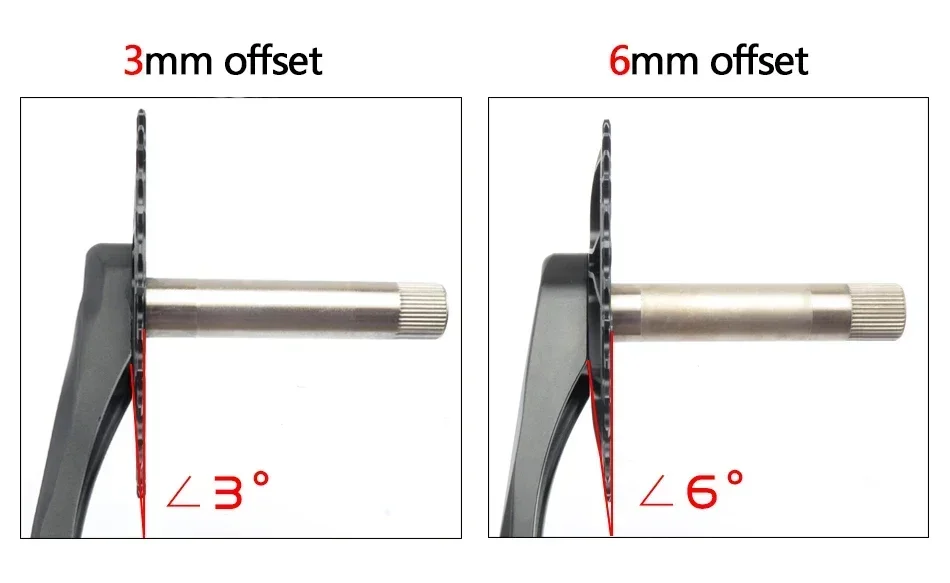 GOLDIX 0/3/6mm Offset MTB Fahrradkettenblatt 32/34/36/38T Fahrradkettenblätter für XX1 X9 XO X01 NX Direct Mount Fahrradteile – Detail 2