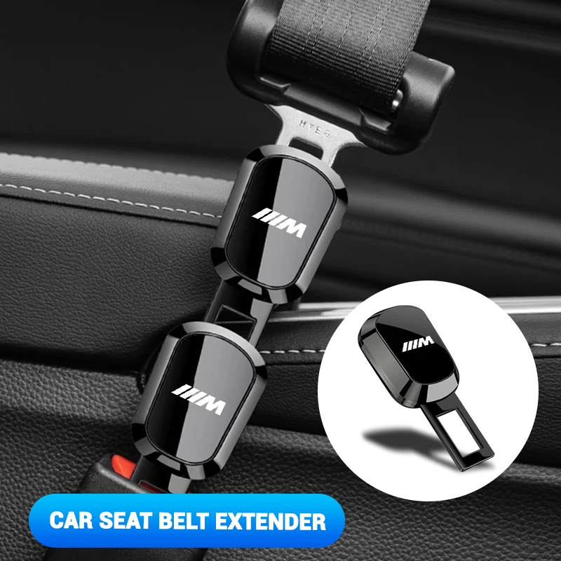 

For BMW M E46 E90 E60 F30 F10 E39 E36 F20 G30 G20 E87 E92 Car Seat Belt Locker Carabiner Extender Insurance Belt Insert Buckle