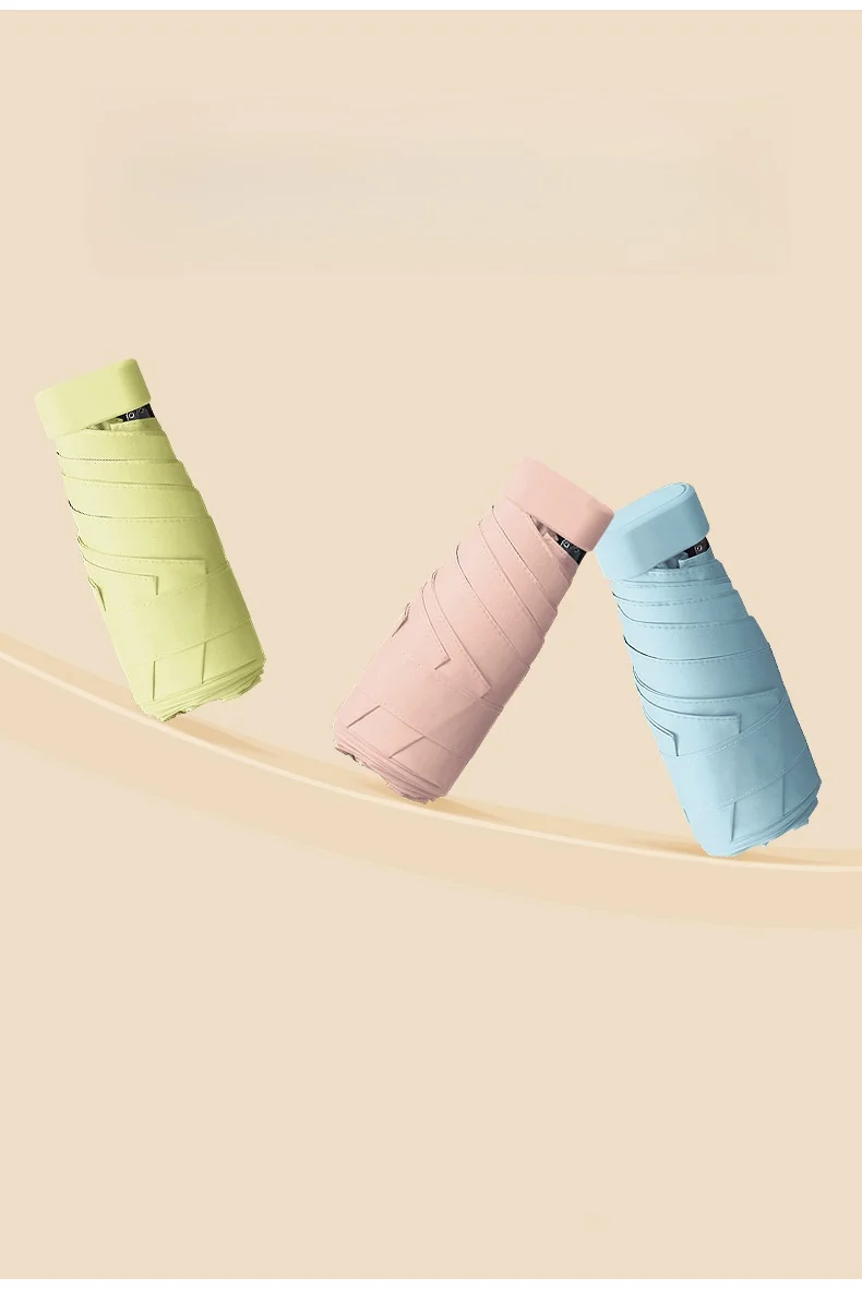 

Стильный, компактный и портативный мини-зонт от солнца, обеспечивающий защиту от ультрафиолета, подходит как для дождливых, так и для солнечных дней.