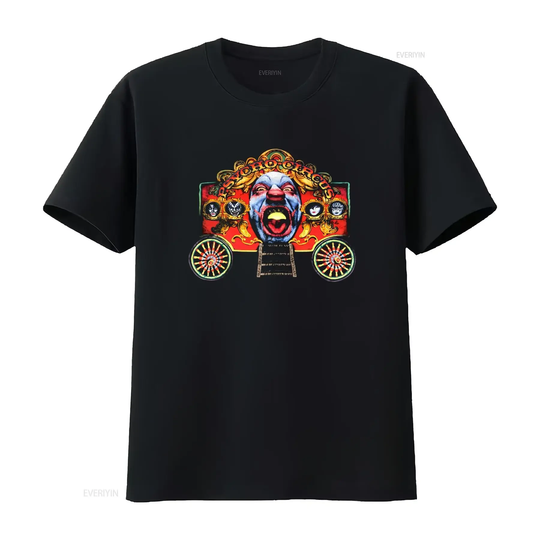 KISS 1998 PSYCHO CIRCUS Vintage Band Tour T shirt Retro Rock Design vintage Washed Comfortable fashion Slightly Unisex graphic