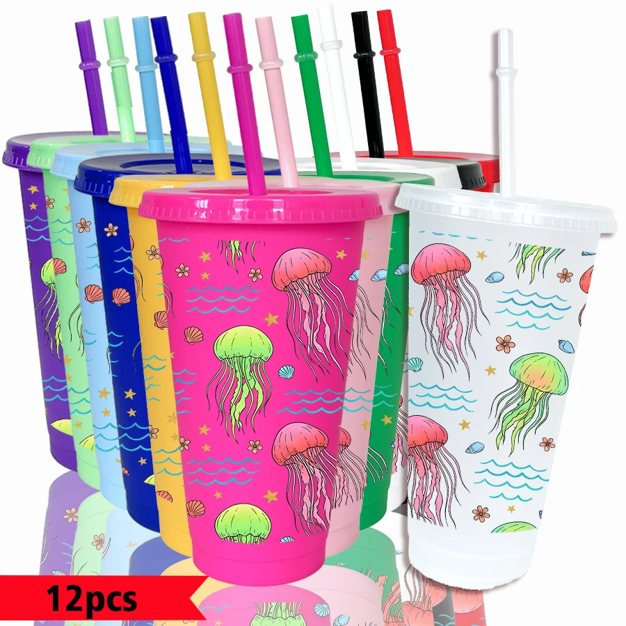 lot-de-12-gobelets-en-plastique-colores-de-26-oz-a-motif-vague-de-meduse-et-coquillage-pour-fetes-cadeaux-de-rentree-scolaire-et-d'anniversaire