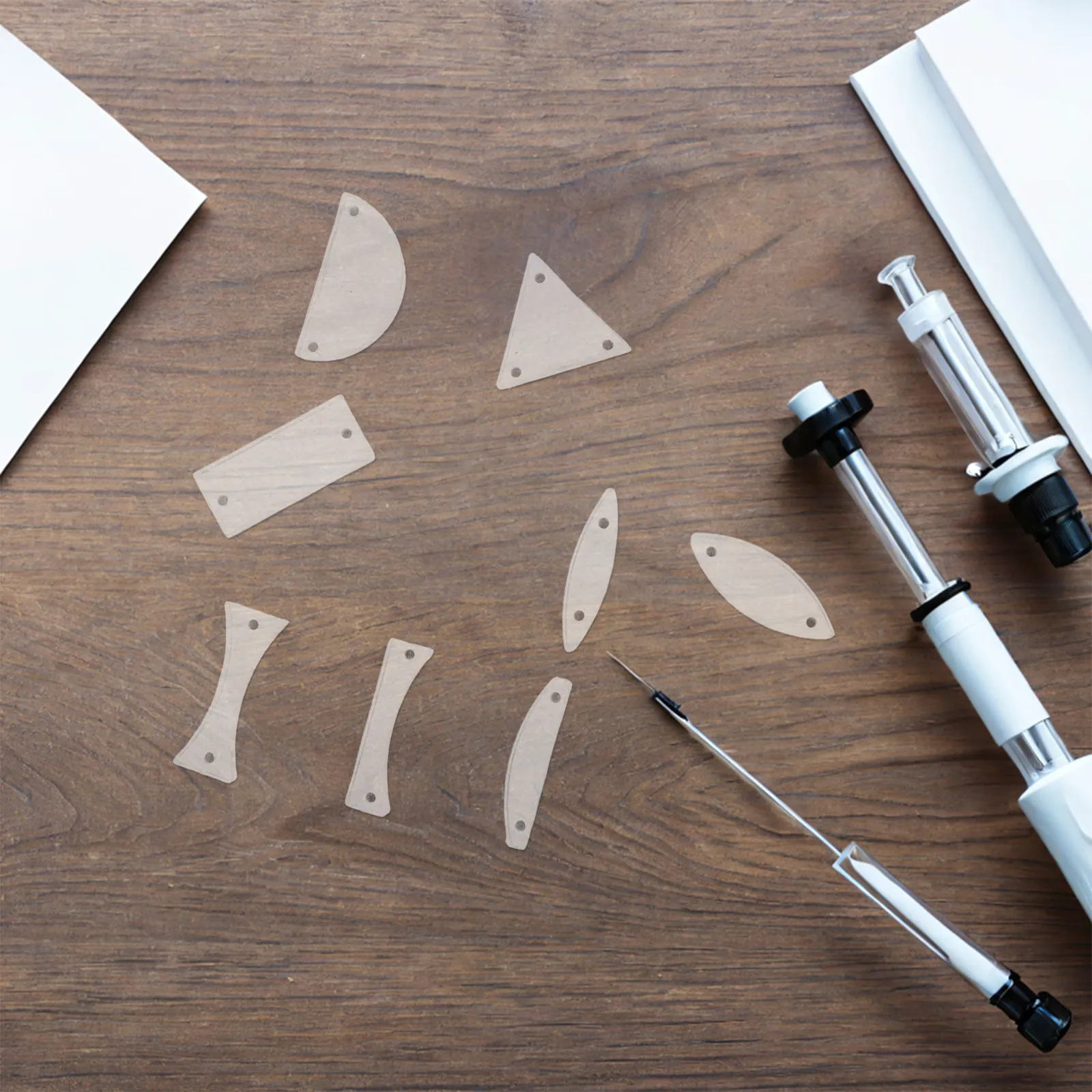 

Набор для оптических экспериментов из 8 предметов: Комплект линз и призм для физических лабораторий, учебное пособие по геометрической оптике