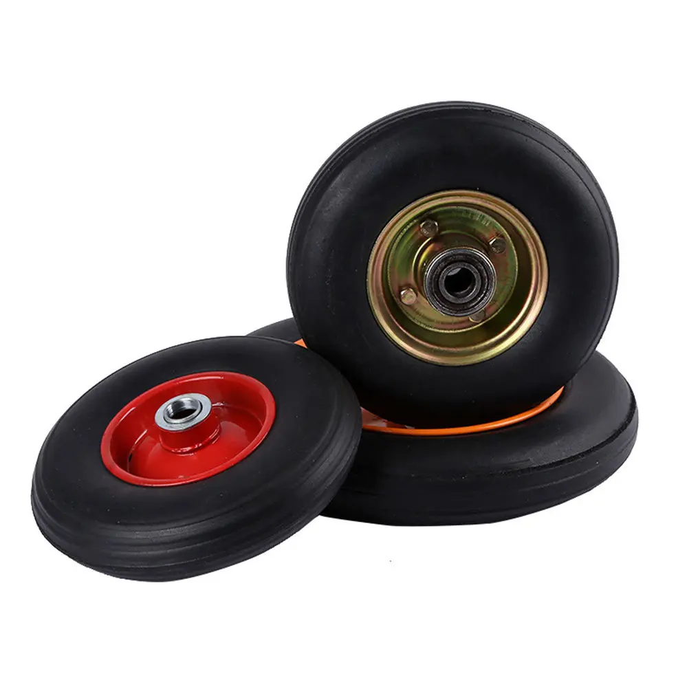 230mm-diameter-solid-rubber-wheel-heavy-duty-mute-wheels-for-flatbed-trolley-tool-box-flight-case-display-stand-furniture