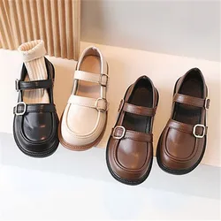 Children Casual Leather Shoes Fashion Unisex Candy Color Slip-on Loafers For Toddlers Boys Girls Soft Light Moccasins