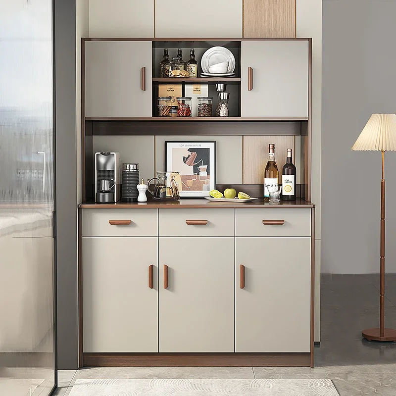 

Italian style dining cabinet with integrated wall storage for light luxury items, kitchen cabinet storage cabinet