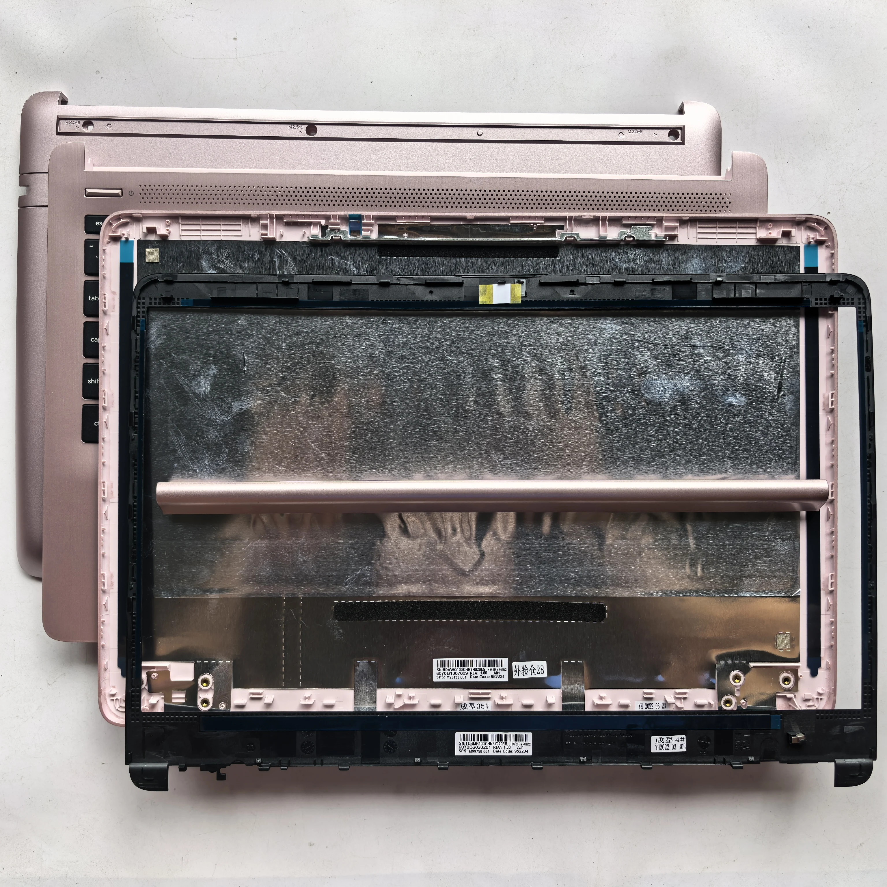 

Новый розовый ноутбук для HP 14-CF 14-CR 14S-CF 14-DF TPN-i130 TPN-i135 340 G5, задняя крышка ЖК-дисплея/передняя панель ЖК-дисплея/подставка/нижняя часть корпуса