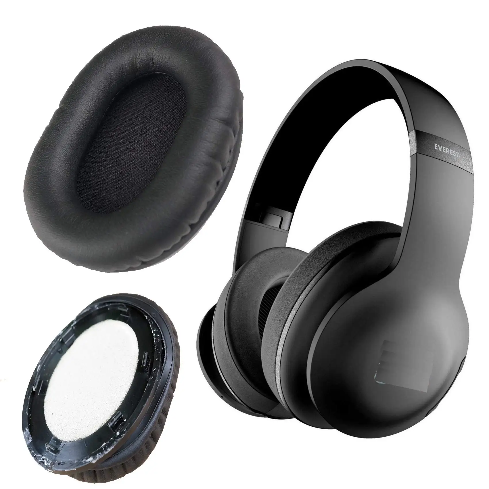 V-MOTA Compatible with Ear Pads for JBL Everest Elite 700 NXT/ V700BTNC / Everest 700 / V700BT Over-Ear  Compatible (Black)