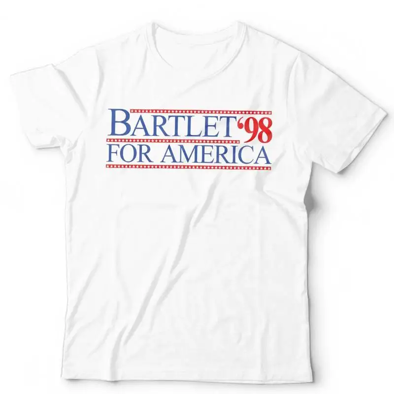 Bartlet For America West Wing Slogan T Shirt  Classic Fit