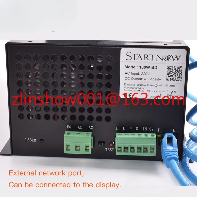 100W-BD Laser Power Supply With Display Screen For 90W 120W CO2 Laser Tube