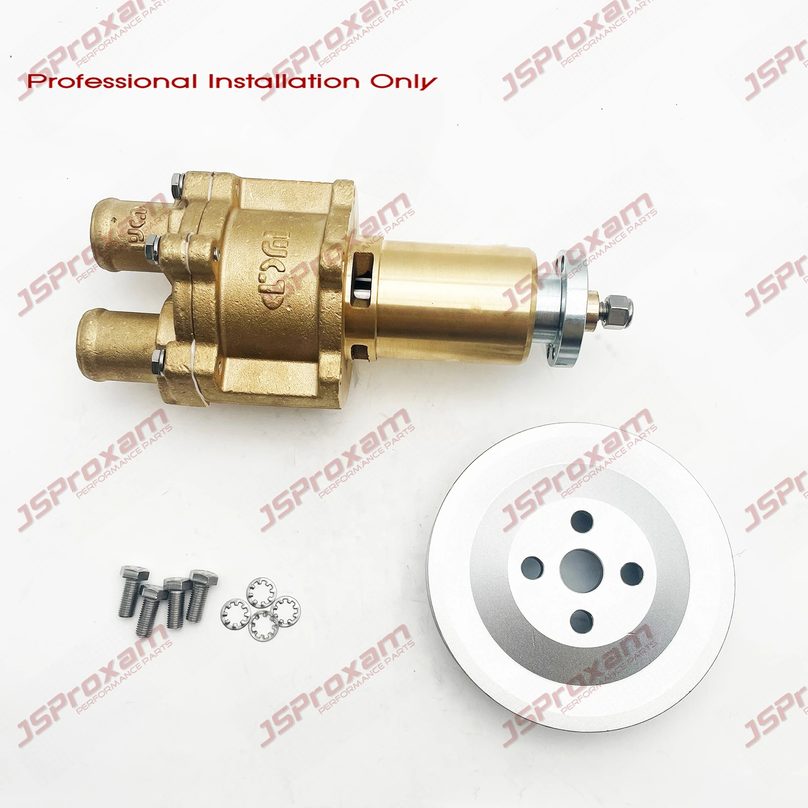 Reemplazo para bomba de agua Bravo Mercruiser Mercury Marine New Sea Water con polea 46-807151A12 46-72774A32 GLM 12093 18-3600