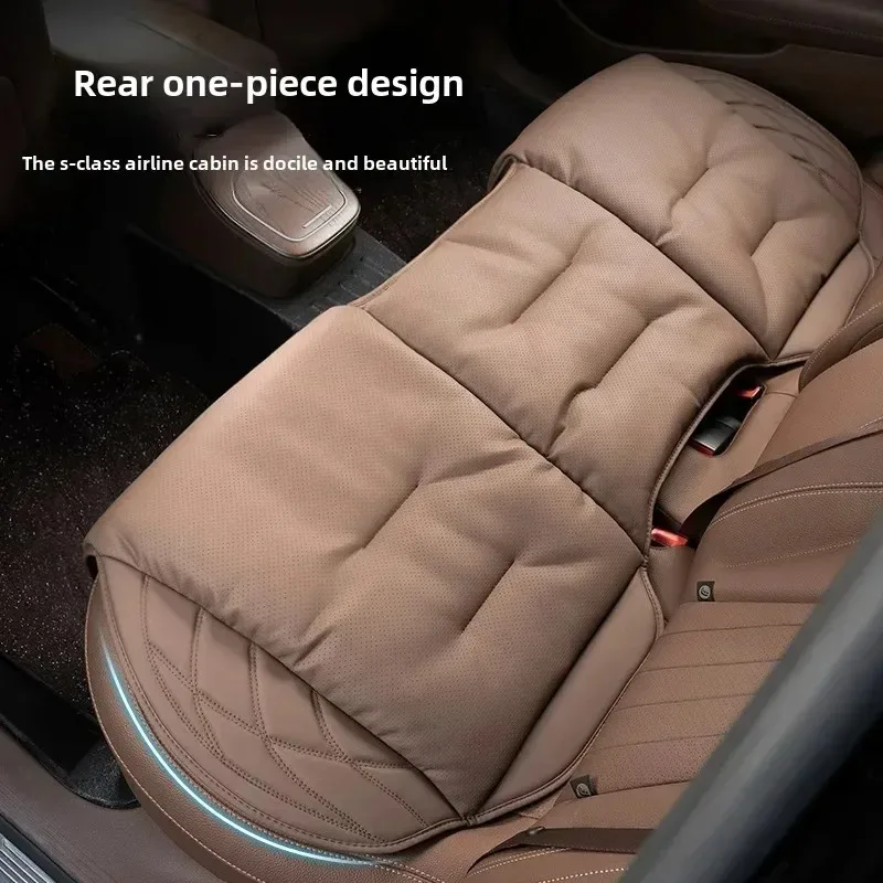 

New Car Seat Cushion Main Driver Universal Four-season Leather Seat Cushion Suitable for BMW Mercedes-Benz and Audi Seat Covers